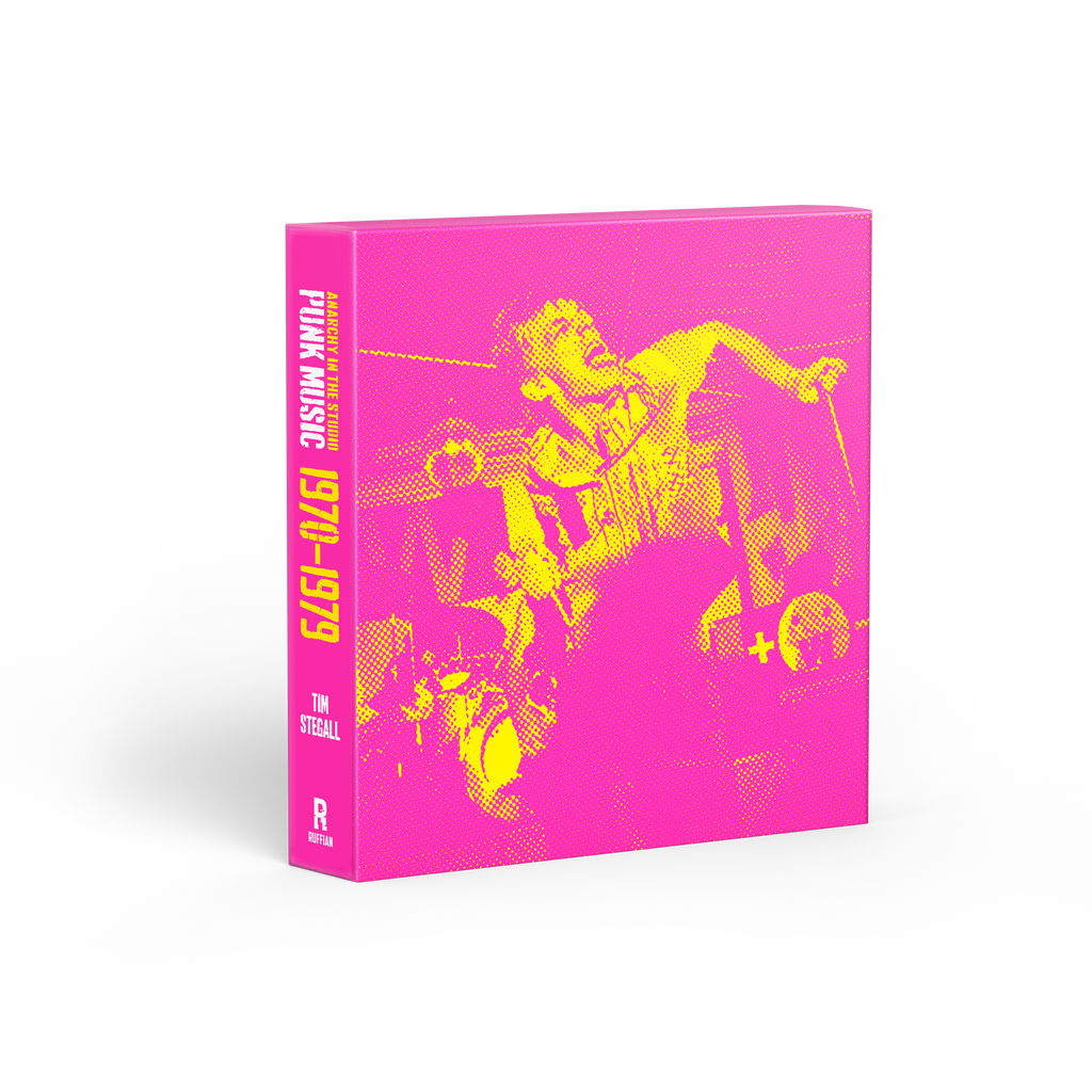 Anarchy in the Studio limited edition slipcase front with Frank Gargani photo of The Germs at the Hong Kong Cafe