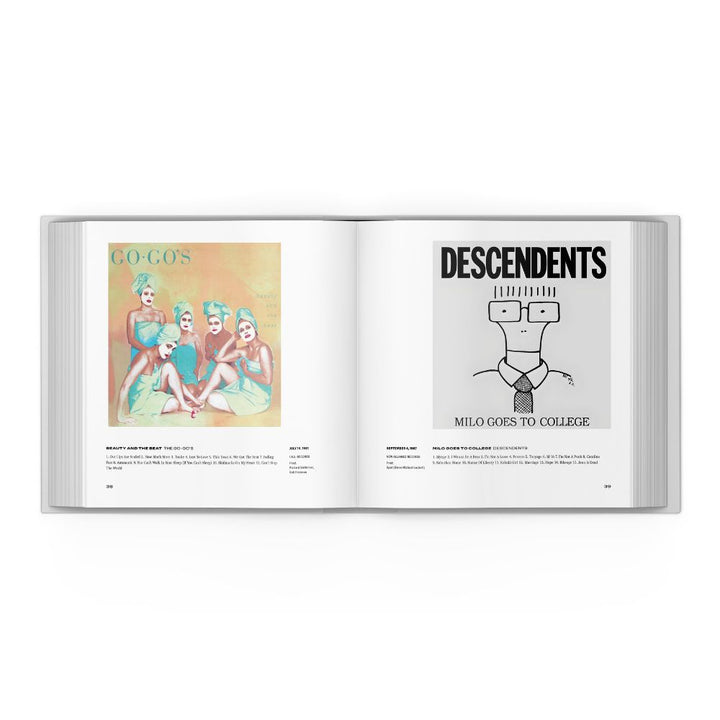 Ruffian Books 500 Essential Pop Punk Albums Album Covers for The Go Gos and Descendents